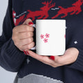 Pink Daisy Ceramic Mug — Cute Floral Coffee Cup (11oz & 15oz)