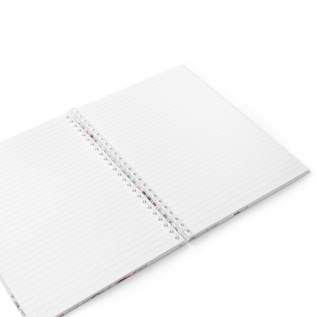 Floral Spiral Notebook - "My NoteBook" Elegant Garden Journal